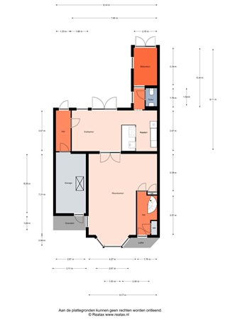 Floorplan - Colijnstraat 15, 3752 AP Bunschoten-Spakenburg